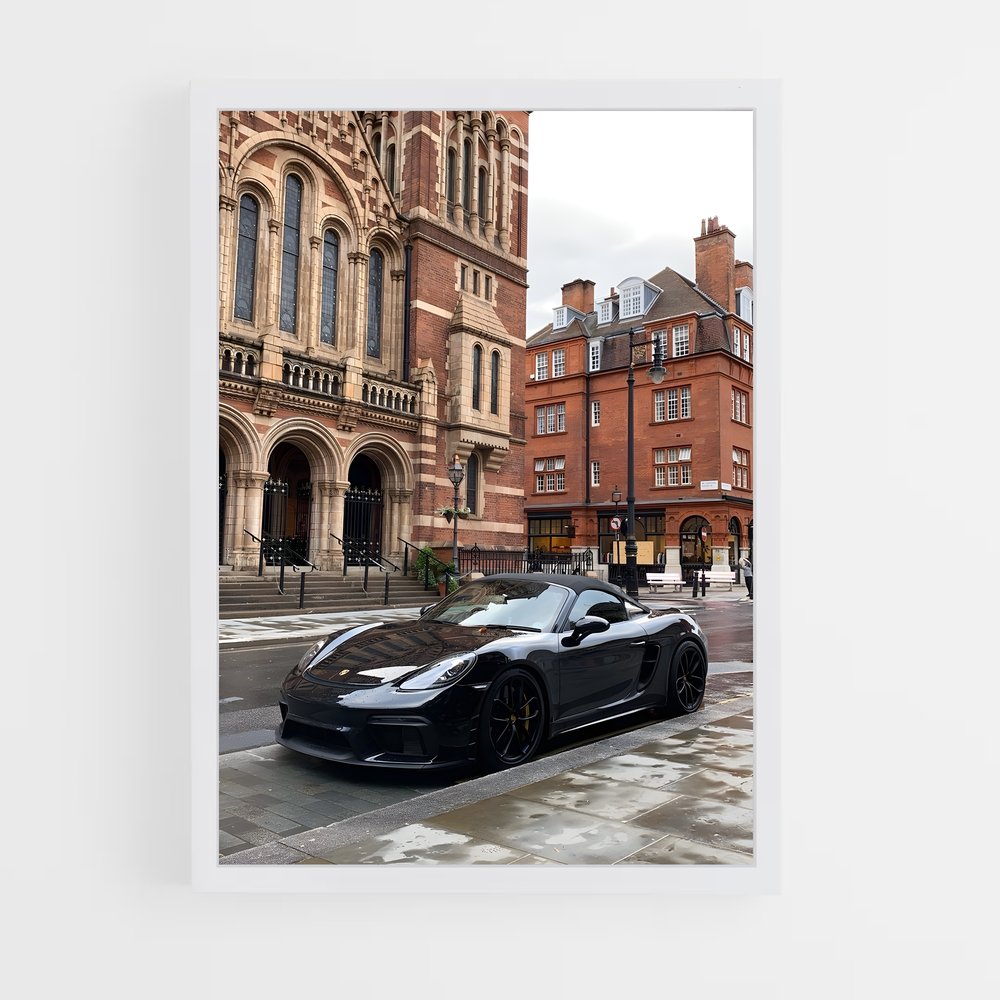 Poster Vitesse Sacrée – affiche Porsche (vue 3)